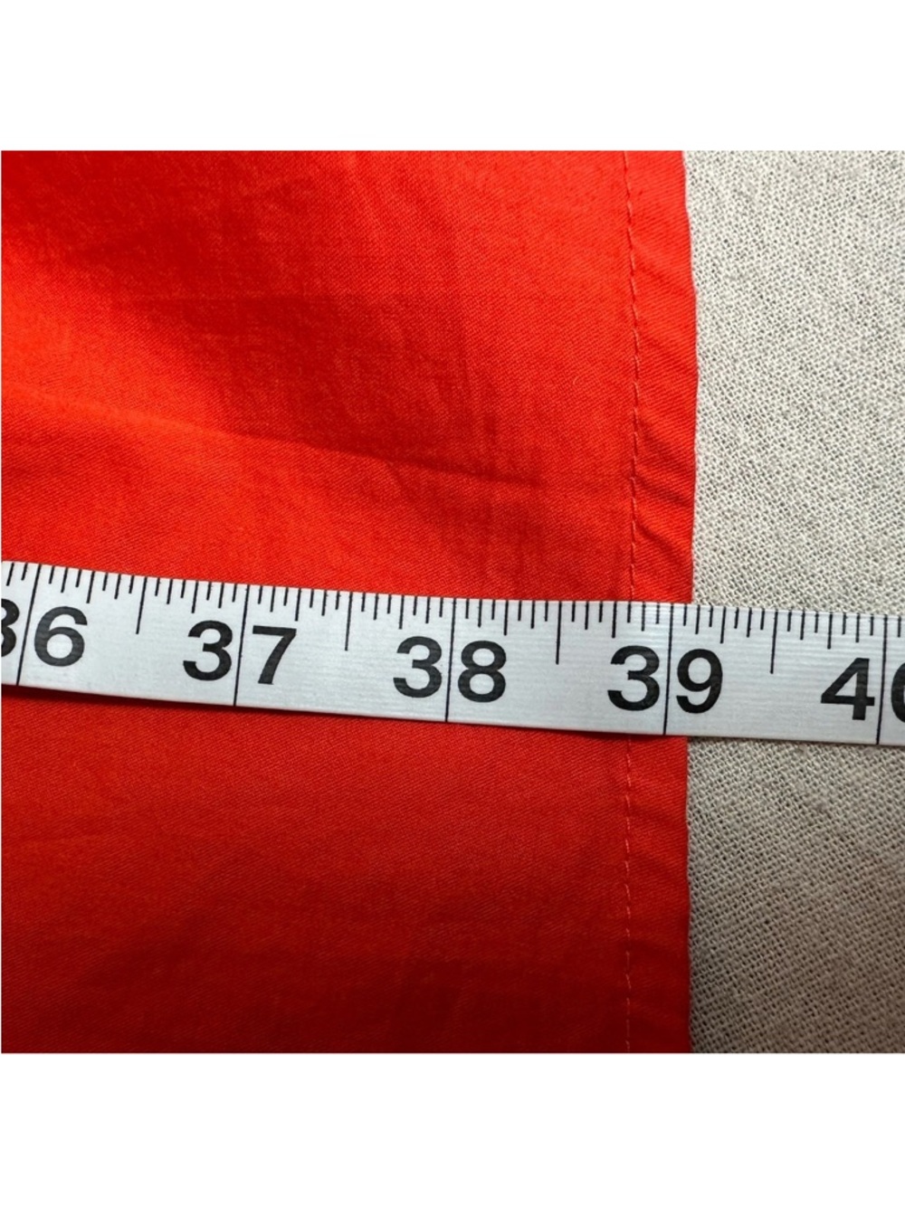 Old Navy Waist Defined Puff Sleeve Mini Dress Darling Clementine Size XL Tall - Picture 10 of 12